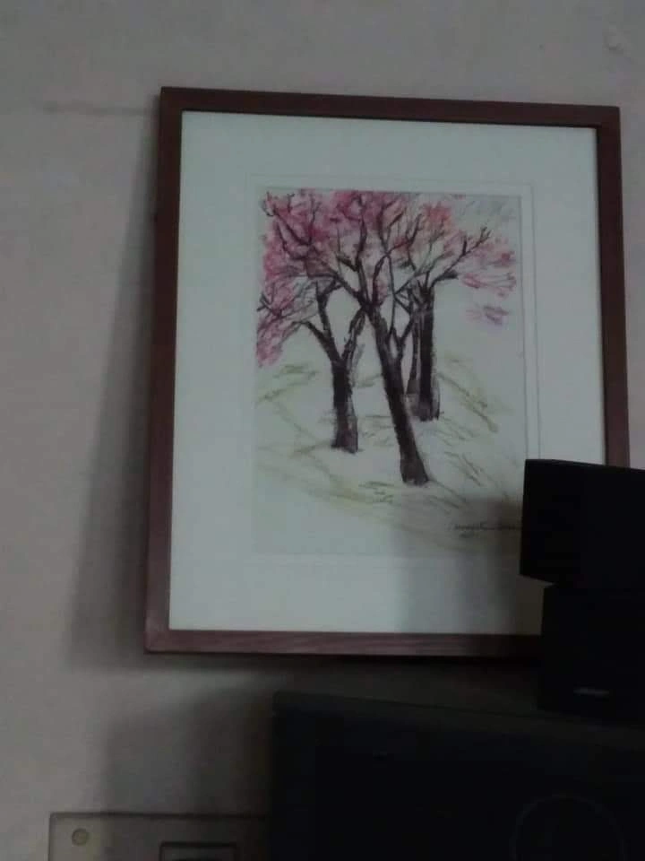 Portrait painting by Swagata Bose